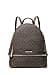 Michael Kors Rhea Medium Signature Logo Backpack Brown - 1