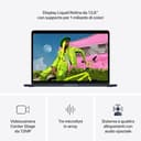 Apple MacBook Air 13'' con chip M5: progettato per l’AI, display Liquid Retina da 13,6'', 16GB di memoria unificata, 512 GB di archiviazione SSD, 10 CPU, 8 GPU, Wi Fi 7 – Mezzanotte - 3