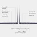 DELL Inspiron 16 5645 Ordenador Portátil de 16" 16:10 FHD+, AMD Ryzen 7 8840U, 16GB RAM, 1TB SSD, AMD Radeon Graphics, Windows 11 Home, Teclado retroiluminado QWERTY español Azul Medianoche - 6