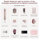 7MAGIC 7 in 1 Air Styler, Asciugacapelli Ionico, Spazzola Ad Aria Calda, Spazzola Lisciante, Arricciacapelli Automatico, Modellatori Multifunzione, Nessun Danno da Calore, con Custodia da Viaggio - 10