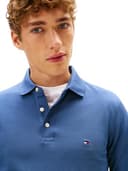 Tommy Hilfiger Men’s Slim Basic Long Sleeve Polo Shirt, Blue (Aegean Sea), M - 4