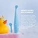 FOREO ISSA 4 Baby – Cepillo de dientes sónico de silicona para bebés y niños pequeños, cerdas ultrasuaves, masaje encías, temporizador LED, recargable USB, cepillo viaje impermeable - Bubble Blue - 4