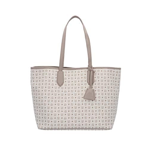 BORSA DONNA POLLINI HERITAGE SHOPPING BAG AVORIO/GHIACCIO TE8427 CO