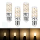 E27 LED mais dimmerabile,luce bianca calda 3000 K 10W 1000LM LED E27 mais lampadine, sostituisce 100W lampadina alogena, lampadina LED per lampadario, lampada a parete AC 220-240V (confezione da 4) - 1