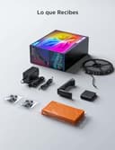 Govee TV Backlight 3 Lite con corrección de ojo de pez de cámara, 3,6m para TVs 55-65 pulgadas, retroiluminación LED RGBICW 4en1, WiFi, compatible con Alexa y control por app - 9