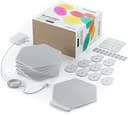 Nanoleaf Shapes Hexagon Starter Kit, 9 Smart Light Panels LED RGBW, Works with Alexa + Echo Dot (5th generation, 2022 release), Charcoal - 3