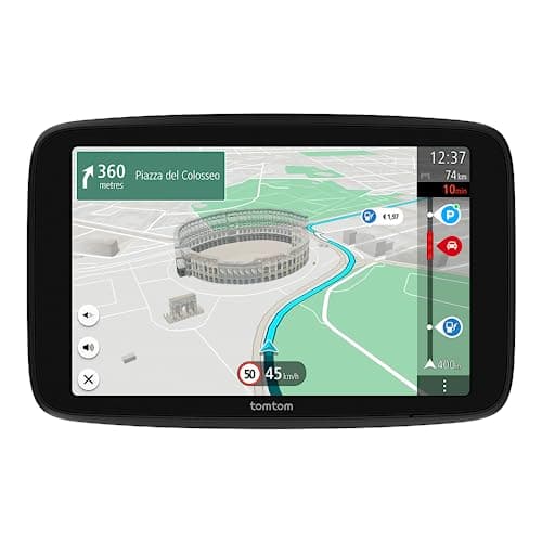 TomTom Navigatore Satellitare per Auto GO Superior (Schermo da 7", con info Traffico, Tutor, Autovelox, Mappe Mondo, Aggiornamenti Veloci via WiFi, Parcheggi, Prezzi Benzina)