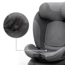 Kinderkraft I-GROW 2 PRO Seggiolino auto 0-36 kg, I-SIZE 40-150 cm, Seggiolino 360 girevole, con Isofix Base, Reclinabile Posizione sdraiata, Poggiatesta regolabile, Gruppo 0 1 2 3, Grigio - 5
