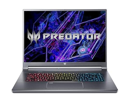 acer Predator Triton 500SE (PT516-52s-97X1) Gaming Laptop | 16 WQXGA 240Hz Display | Intel Core i9-12900H | 32GB RAM | 2TB SSD | NVIDIA Geforce RTX 3080 Ti | Windows 11 | QWERTZ Keyboard | Grey