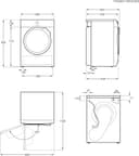AEG Secadora con Bomba de Calor 8Kg, Libre Instalación, Motor Inverter, Función Vapor, Programa Rápido, Secado Mixto y Antibacteriano, Serie 8000, Blanco, TR818A4OB, Fabricado en UE - 11