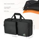 DJ Controller Tasche kompatibel mit Pioneer DDJ-FLX4/DDJ-REV1/DDJ-400/DDJ-SB3/DDJ-RB,Gepolsterte Aufbewahrungstasche für DJ-Controller,passend für Numark Mixtrack Pro FX/Platinum FX/Roland DJ-202 - 4