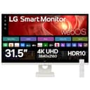 LG SMART Monitor 32U721SA-W, 4K UHD VA 32 inch, 60Hz, 5ms GtG, HDR10, Wi-Fi, Bluetooth, Home office - Remote Desktop, Airplay, webOS smart apps with remote, Speakers, HDMI, USB-C, White - 1