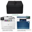 Custodia protettiva antistatica in nylon impermeabile per stampante laser all-in-one wireless HP Color LaserJet Pro M283fdw/MFP 4301fdw/4301fdn (nero) - 2