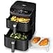 COSORI Airfryer, Hot Air Fryer, 2 Chambers, 10.8 L Hot Air Fryer, Innovative Multiple Air Speed, Saves 41% Space, Includes Recipe Book & Stainless Steel Grate - 1