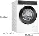 Bosch WGH254A0IT Serie 6 Lavatrice smart a carica frontale, 10 kg, 1400 giri, Efficienza energetica A -20%, sistema di dosaggio automatico del detersivo e dell’ammorbidente, Bianco, 60 Cm - 2