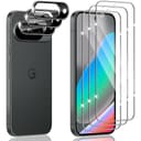 Hengnewro 3 Piezas Protector Pantalla para Google Pixel 10 +3 Piezas Protector Camara, Cristal Vidrio Templado Anti-Arañazos, 9H Dureza, Ultra HD Cristal Templado,Kit de Instalación Incluido - 1