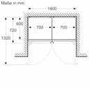 Bosch XXL Kühl-Gefrier-Kombination Serie 6, 203 x 70 cm, 311 L Kühlen und 129 L Gefrieren, NoFrost, VitaFresh XXL, Flex Interior, Ausklappbare Ablagenebene, Perfect Fit, Gebürsteter Stahl, KGN49AIBT - 24