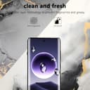 Jewloofa Protector de Pantalla Compatible con OPPO Find X7 Ultra Cristal Templado [1 Piezas] y Protector de Lente cámara [2 Piezas], 9H Dureza, Vidrio Templado para OPPO Find X7 Ultra - 4