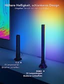 Govee RGBIC LED Lightbar, TV Hintergrundbeleuchtung für 45-70 Zoll, LED TV Backlights Funktioniert mit Alexa, Steuerbar über App für Gaming Deko, 3 Platzierungsoptionen, Schwarz, 38x3x4cm (LxWxH) - 7