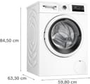 Bosch Serie 4 - Lavadora de carga frontal, 9 kg, 1200 RPM, Función IronAssist, ActiveWater Plus, Motor EcoSilence, Blanco - WAN24200EP - 2