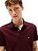 Tommy Hilfiger Men's Short Sleeve Polo Shirts in Regular Fit with Stretch and Organic Pique Cotton Short Sleeve Polo Shirts in Regular Fit with Stretch and Organic Pique Cotton (Pack of 1), Burgundy - 2