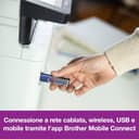 Brother MFCL3760CDW Multifunzione LED a Colori 4 in 1, 26 ppm, Stampa fronte/retro automatica fino a 10 pagine al minuto, Gigabit ethernet, WiFi a 5 GHz e USB, Vassoio carta da 250 fogli - 4