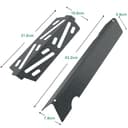 WELL GRILL Flavorizer Bars y reflector de calor para Weber Genesis II 300 Series, II E-310 E-330 E-335 S-335, II LX S/E-340 Series, cubierta de quemador de gas de repuesto para Weber 66795 66032 66040 - 2