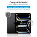 SPARIN Panzer Schutz Glas für iPad Pro 13 Zoll M5/M4 (2025/2024), HD-Klarheit folie, 9H Härte Schutzfolie, Kratzfest, 2 Stück - 2
