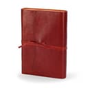 BELCRAFT Venezia Romantica A5 mittelgroßes Notizbuch aus Leder, Handgearbeitet in klassischem Italienischem Stil, Geschenkschachtel inklusive, Tagebuch, Lederbuch A5 (15x21 cm) Rot - 2