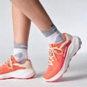 SALOMON Donna Alphaglide Donna, Nero/Phant, Scarpe da Trekking Versatili per il Comfort, Escursioni e Corsa Trail nelle Avventure all'Aperto, Emberglow White Rouge Red, 36 EU - 2