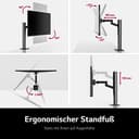 LG Electronics 32UN880P-B Ultrafine™ Ergo UHD 4K 32" (80cm), 3840 x 2160, 16:9, Energy-efficient LED Backlight, DCI-P3 95% (Typ.), HDR10, 5ms GtG - Schwarz - 4