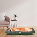 Ferplast Cuccia Cane Cuscino Cane Cane Taglia Grande Tessuto Antigraffio Lavabile a mano a 30° Materassino Cane Impermeabile 100 x 70 x 12 cm.Nero - 3