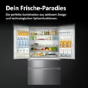 Haier French Door Kühl-Gefrierkombination I 100cm Breite I French Door Kühlschrank mit 750L XXL-Volumen, Eiswürfelspender & No Frost I Doppeltür Kühlschrank mit Gefrierfach I FD 100 SERIE 7 HB26FSSAAA - 9