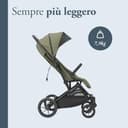 Inglesina Zenit 2 Passeggino, Sequoia Green, Compatto e Leggero, Adatto fino a 22 kg, Schienale Reclinabile, Ruote con Sospensioni, Seduta Ampia, Esclusiva Amazon - 3