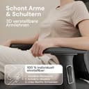 LUTIVO Alpha Bürostuhl ergonomisch [ORIGINAL] Schreibtischstuhl ergonomisch mit 11 Komfort-Einstellungen | Gaming Stuhl & Drehstuhl für Zuhause & Bürobedarf | Bürosessel und Chefsessel bis 150kg - 5