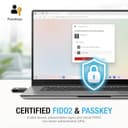 Thetis Pro-A FIDO2-Sicherheitsschlüssel-Passkey-Gerät mit USB A und NFC, TOTP/HOTP-Authentifikator-App, FIDO 2.0 Zwei-Faktor-Authentifizierung 2FA MFA, funktioniert mit Windows/macOS/Linux/Gmail - 2