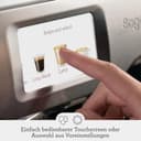 Sage - The Barista Touch - Kaffeemaschine mit automatischem Milchaufschäumer & integriertem Mahlwerk - Touchscreen, abnehmbarer Tamper, 5 Voreinstellungen - Siebträgermaschine - Gebürsteter Edelstahl - 3