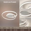 BAYHT Plafoniera LED Soffitto, 28W Lampada da Soffitto con Matter Compatibile con HomeKit, Alexa, Google e IFTTT, Moderna Plafoniera Intelligente per Soggiorno, Camera da Letto, Sala da Pranzo - 6