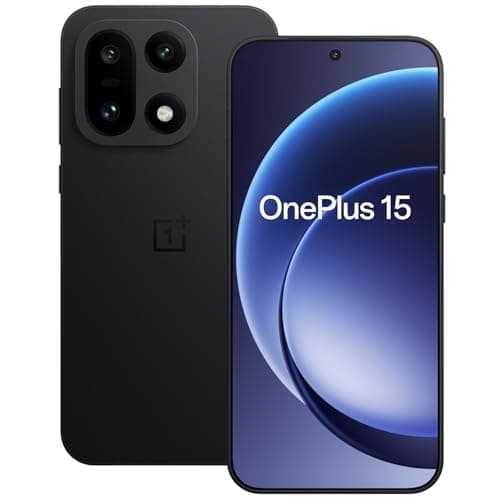OnePlus 15 smartphone con tri-chip AI, Snapdragon 8 Elite Gen5, display da 6,78" a 165Hz, batteria da 7300mAh e tripla fotocamera da 50MP, 12GB RAM+256GB ROM, Nero Infinito – Garanzia estesa 3 anni