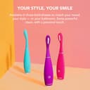 FOREO issa 4 Smile Spazzolino Elettrico Sonico – Compatto e Portatile, Testina Ibrida 4-in-1, Efficace sulla Placca, Batteria Lunga (265 Giorni), Testina Sostituita Ogni 6 Mesi - 4