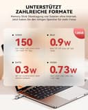 BLANBOK+ MFi Zertifizierter 128GB USB C Stick für iPhone 15, 3 in 1 Memory Stick, Externer Speicher für Lightning/iPhone/iPad/Android Handy/Laptop/PC - 7