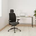 Steelcase Series 2 Ergonomischer Bürostuhl mit LiveBack Lumbalstütze, 4D-Armlehnen, anpassbarer Kopfstütze Onyx Schwarz, 72 x 64 x 127 - 2