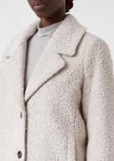 Comma Boucléjacke mit Rippbündchen und Reverskragen - 2