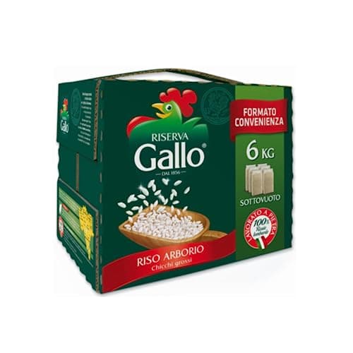 Riso Arborio confenzione 6 x 1 kg RISO GALLO