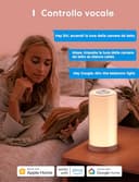 meross Lampada Smart da Comodino a LED, abat jour da comodino Portatile Compatibile con HomeKit, Alexa, Google e SmartThings, Luce Notturna LED Dimmerabile, per Camera da Letto, Soggiorno - 2
