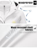 TACVASEN Women Jacket Waterproof 3 in 1 Jackets Skiing Jacket Winter Warm Fleece Jacket Ski Snow Parka Work Windbreaker - 5