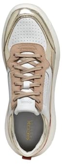 Geox Donna D Nebula 2.0 X BSneaker, Bianco Lt Gold, 40 EU - 8