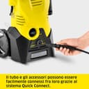 Kärcher Idropulitrice K 3, Pressione max 120 bar, Portata 380 l/h, Area di lavoro 25 m²/h, Filtro acqua, Pistola e Tubo Alta Pressione 6m, Serbatoio detergente, Ugello mangiasporco, Lancia Vario Power - 5