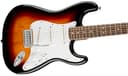 Squier by Fender Affinity Series Stratocaster, Laurel Fingerboard, White Pickguard, 3-Colour Sunburst, Comes with Free Virtual Lessons - 3