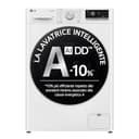 LG AI DD F4R7011TSWG Lavatrice 11kg, a Carica Frontale, Serie R7, Lavatrice Classe A -10%, 1400 giri, TurboWash 360, Vapore su 7 Programmi, Wi-Fi, Libera installazione, Bianco - 1